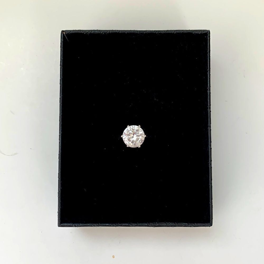 💍Crystal sterling silver ring